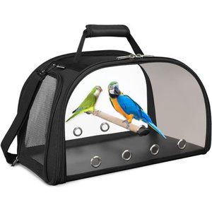 BirdCarrier Portable Pet Bird Travel Cage 16.5"x10"x10"Small Medium Bird Carrier